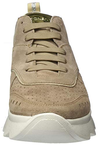 Stonefly Spock 14 Velour, Zapatillas Mujer, Marrone Taupe Brown 075, 37 EU