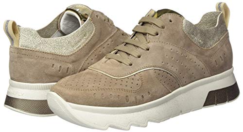 Stonefly Spock 14 Velour, Zapatillas Mujer, Marrone Taupe Brown 075, 37 EU