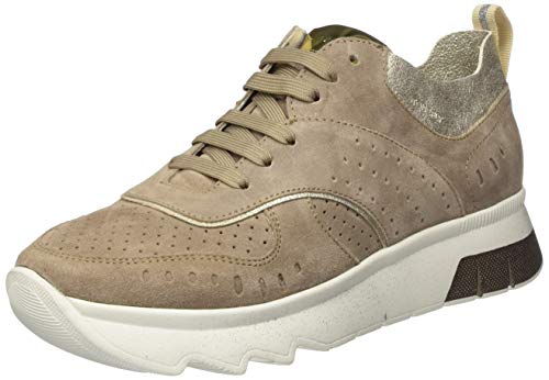 Stonefly Spock 14 Velour, Zapatillas Mujer, Marrone Taupe Brown 075, 37 EU