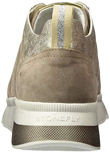 Stonefly Spock 14 Velour, Zapatillas Mujer, Marrone Taupe Brown 075, 37 EU