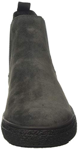 Stonefly Voyager Velour Shade, Botas Chelsea Hombre, Gris (Forged Gray 07x), 45 EU