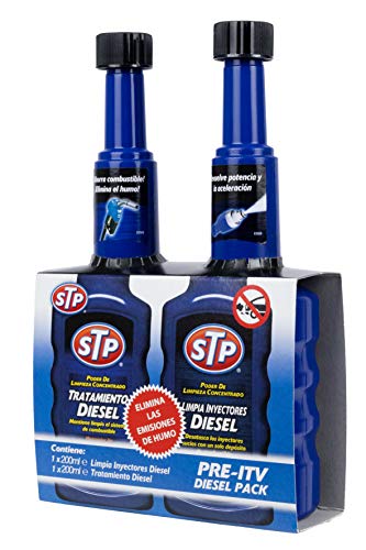 STP ZSTP04 Kit pre-ITV con Limpia Inyectores Coches Diésel, 200 ml