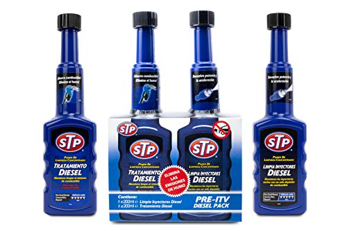 STP ZSTP04 Kit pre-ITV con Limpia Inyectores Coches Diésel, 200 ml