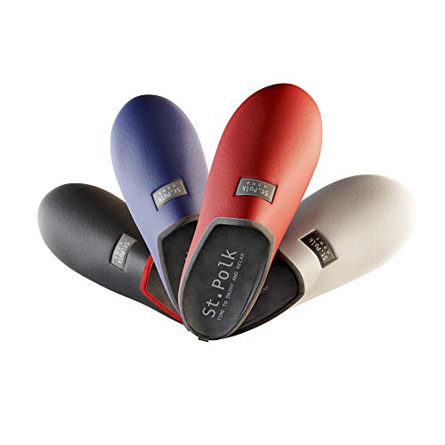 St.Polk® Zapatillas de Estar en casa Hombre/Mujer con Plantilla Extraible Slippers Pantuflas Fabricadas en España Original Unisex Invierno/Verano máxima Comodidad (Negro, Numeric_42)