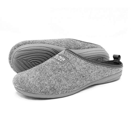 St.PolkÂ® Zapatillas casa Unisex, Gris Gris, 42/47 EU