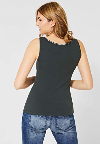 Street One 314719 Judika Camiseta, Color Verde, 44 para Mujer