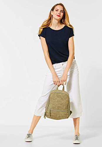 Street One 315027 Kurzarmshirt Camiseta, Deep Blue, 34 para Mujer