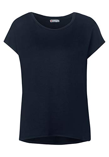 Street One 315027 Kurzarmshirt Camiseta, Deep Blue, 34 para Mujer