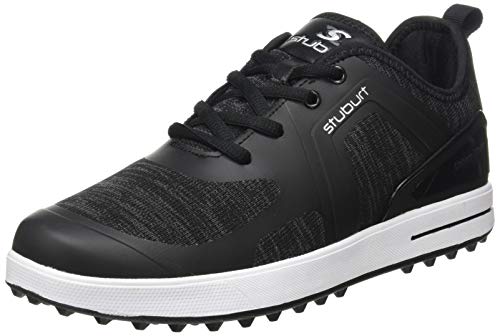 Stuburt Golf SBSHU1127 Urban Flow - Zapatos de Entrenamiento de Golf con nódulos de tracción para Hombre, Hombre, SBSHU1127, Negro, 40,5 EU