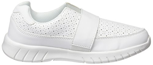 Suecos Edda, Zapatos de Trabajo Unisex Adulto, Blanco (White), 36 EU