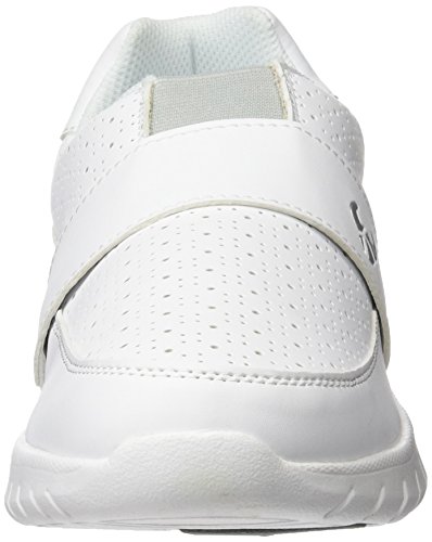 Suecos Edda, Zapatos de Trabajo Unisex Adulto, Blanco (White), 36 EU