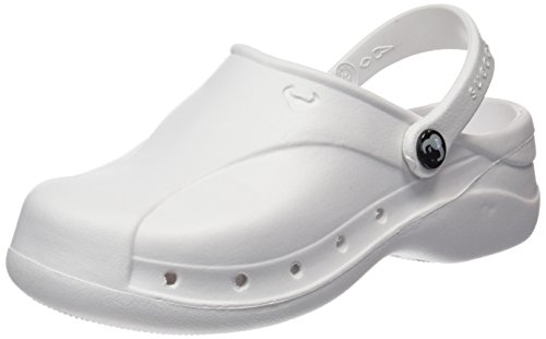 Suecos Skoll, Zuecos de Trabajo Unisex Adulto, Blanco (White), 40 EU