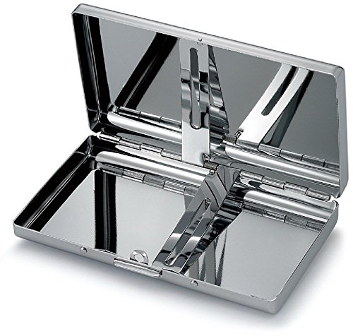 Sunset Beach Summer Cigarette Case/Box Business Card Holder Caja de Acero Inoxidable Silver Metal Wallet Protection