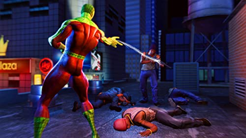 Super Flying Speed Rope Hero: Crime City Rescue Simulator