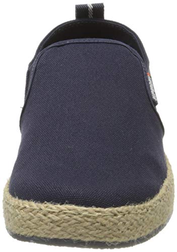 Superdry Hybrid Slip On Classic, Alpargata Hombre, Azul (Navy 11s), 40 EU