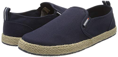 Superdry Hybrid Slip On Classic, Alpargata Hombre, Azul (Navy 11s), 40 EU