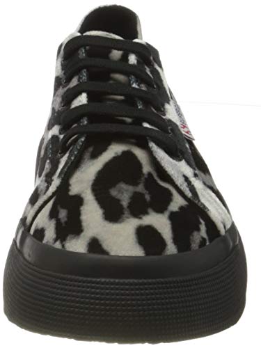Superga 2287-fanvelvetw, Oxford Plano Mujer, A0L, 37 EU