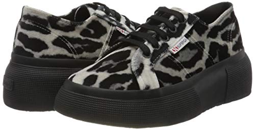 Superga 2287-fanvelvetw, Oxford Plano Mujer, A0L, 37 EU