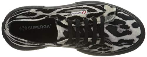 Superga 2287-fanvelvetw, Oxford Plano Mujer, A0L, 37 EU