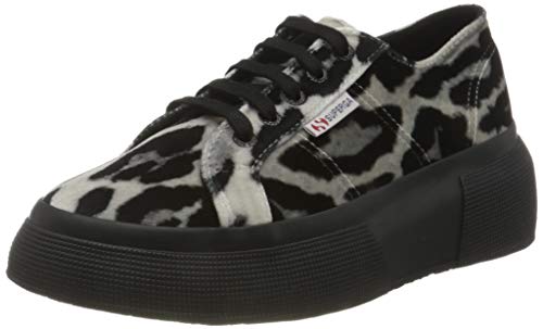 Superga 2287-fanvelvetw, Oxford Plano Mujer, A0L, 37 EU