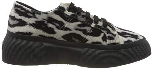 Superga 2287-fanvelvetw, Oxford Plano Mujer, A0L, 37 EU