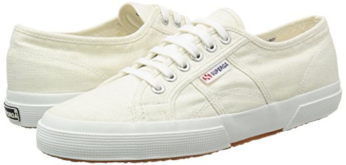 Superga 2750-linu, Zapatos de Cordones Derby, Blanco (Weiß (White), 35 EU