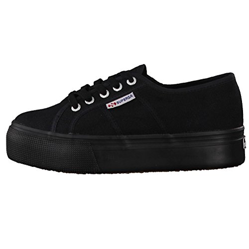 Superga 2790 Acotw Linea Up and Down, Zapatillas Mujer, Negro (996), 41 EU
