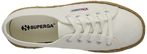 Superga 2790-COTROPEW, Zapatillas Mujer, Blanco (901 White), 41 EU (7 UK)