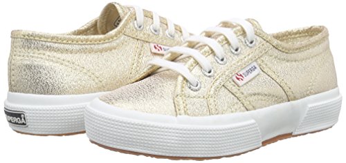 Superga S002J20 Lamej - Zapatillas, Unisex infantil, Dorado, 29 EU