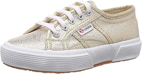 Superga S002J20 Lamej - Zapatillas, Unisex infantil, Dorado, 29 EU