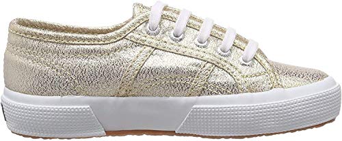 Superga S002J20 Lamej - Zapatillas, Unisex infantil, Dorado, 29 EU