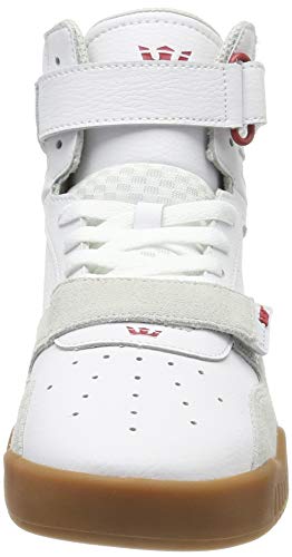 Supra Breaker, Zapatillas de Skateboard Unisex Adulto, Blanco (White/Rose-Gum-M 173), 40 EU
