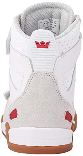 Supra Breaker, Zapatillas de Skateboard Unisex Adulto, Blanco (White/Rose-Gum-M 173), 40 EU
