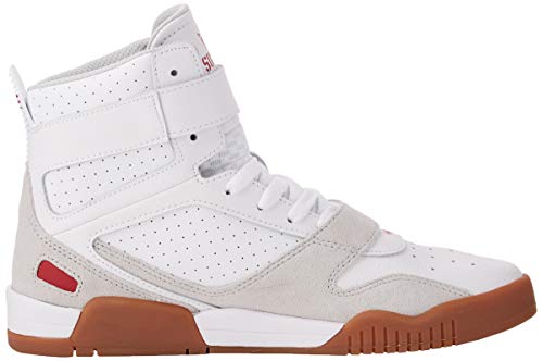 Supra Breaker, Zapatillas de Skateboard Unisex Adulto, Blanco (White/Rose-Gum-M 173), 40 EU