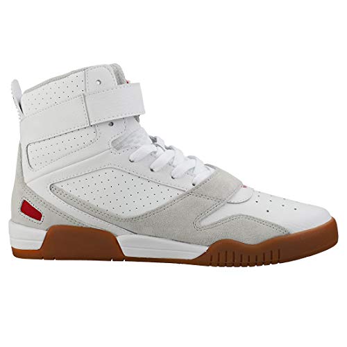 Supra Breaker, Zapatillas de Skateboard Unisex Adulto, Blanco (White/Rose-Gum-M 173), 46 EU