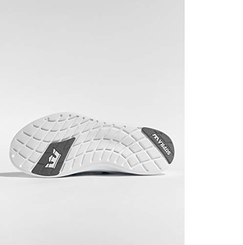 Supra Factor, Zapatillas Hombre, Gris Claro Gris Blanco, 44 EU