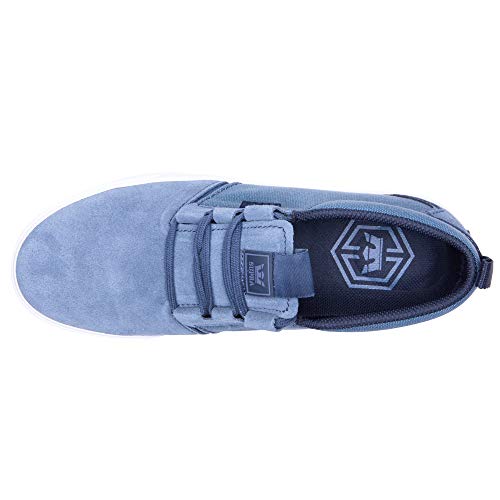 Supra Flow, Zapatillas de Skateboard Unisex Adulto, Blanco (Bering-White-M 463), 40.5 EU