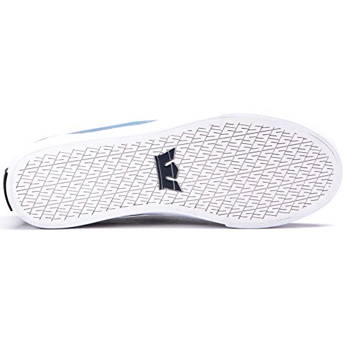 Supra Flow, Zapatillas de Skateboard Unisex Adulto, Blanco (Bering-White-M 463), 40.5 EU