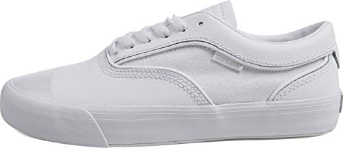 Supra Hammer Vtg, Zapatillas de Skateboard Unisex Adulto, Blanco (White-White-M 101), 45 EU
