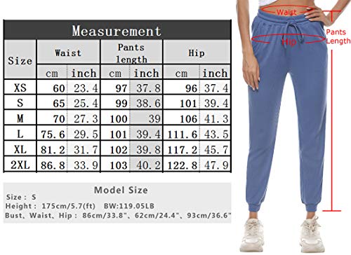 Sykooria Pantalones de chándal para Mujer Pantalones Deportivos de Punto con Cordones Pantalones Deportivos Deportivos con Cintura con cordón para Correr Gimnasio