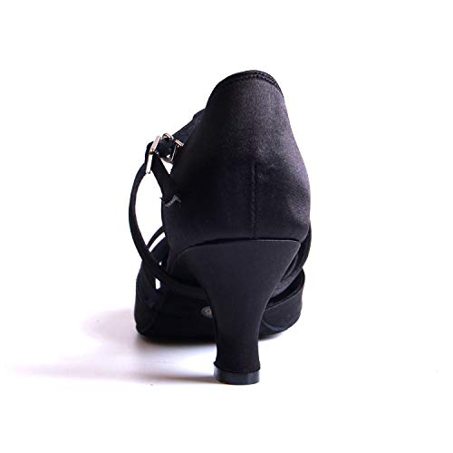 Syrads Zapatos de Baile Latino para Mujer Salsa Tango Bachata Vals Zapatos de Baile de Salón Suela Blanda 1010