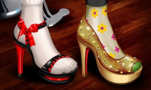 Tacones altos zapatos chicas - juego de zapatos para niña y los niños ! gratis