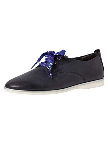 Tamaris 1-1-23219-24, Zapatos de Cordones Derby Mujer, Azul Marino, 37 EU