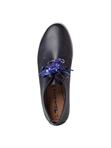 Tamaris 1-1-23219-24, Zapatos de Cordones Derby Mujer, Azul Marino, 37 EU
