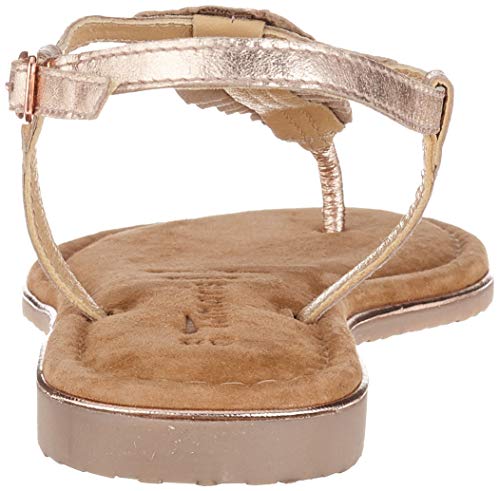Tamaris 1-1-28143-22, Sandalia con Pulsera Mujer, Dorado (Rose Metallic 952), 37 EU