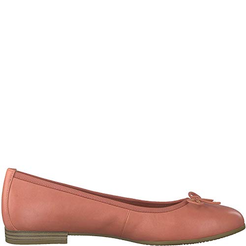 Tamaris Mujer Bailarinas Clásicas 1-1-22166-32,señora Zapatos Planos,Zapatos del Verano,Elegante,en Lazo,Ocio,Touch-IT,Raspberry Lea,38 EU / 5 UK