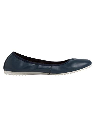 Tamaris Mujer Bailarinas, Merceditas 22122-24, señora Bailarinas Clásicas, Zapatos Planos,Zapatos del Verano,elástico,Navy Leather,37 EU / 4 UK