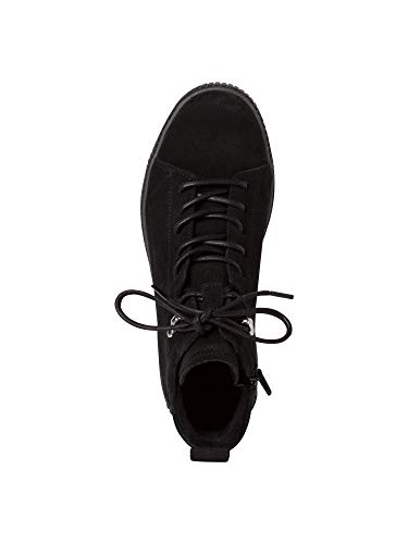 Tamaris Mujer Botas, señora Botas con Cordones, Zapatillas High Top,Calzado Deportivo,Cordones,Black,40 EU / 6.5 UK