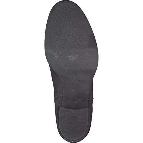 Tamaris Mujer Botines, señora Botas Chelsea, Botas,Botas de Media caña,Botines,botín,Slip on,Alto,Anthracite,38 EU / 5 UK