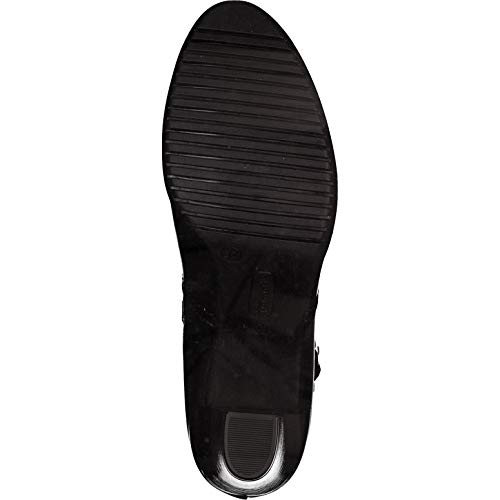Tamaris Mujer Botines, señora Botines, Botas,Botas de Media caña,Botines,botín,Tobillo Alto,Cremallera,Black,35 EU / 2.5 UK